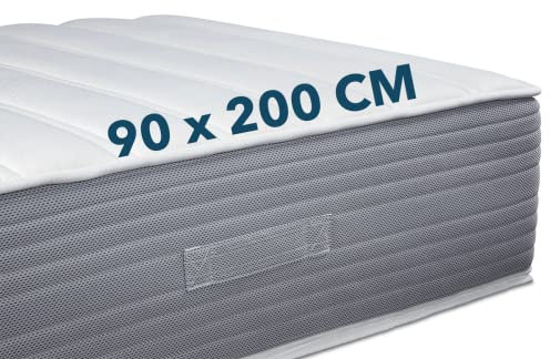 Ortho-Relax Boxspring Feeling Matratze 90x200cm, 30cm hoch, Wendematratze H2 & H3 mit Sommer und Winterseite, 100 Nächte Probeschlafen, Matratze für Boxspringbett, Memory-Effekt, Öko-Tex 100