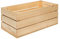 Rechteckige Holzkiste – Dekorative Box aus Holz – 2er Set Pflanzentopf, Blumentopf & Aufbewahrungsbox - 40x20x17 cm - Ideal für Dekoration, Blumen & Organisation