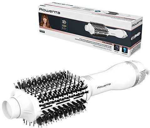 Rowenta Volumizer Heizbürste, entfernt die Wurzeln, trocknet und stylt gleichzeitig, erhöht das natürliche Volumen der Haare, ovale Bürste XL für ein hocheffizientes Styling CF6130F0