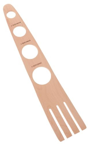 Righello Per Spaghetti in Legno Con 4 Fori Per Porzioni Ideale Per Cucina Domestica E Chef Strumento Di Misurazione Per Pasta