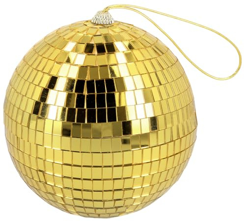 Boland - Palla da discoteca lucida, diametro circa 15 cm, Disco Fever, decorazione da appendere, decorazione per feste o Capodanno