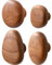 Crochets Muraux en Bois, 4 Pièces Patères en Bois, Crochets De Porte-Manteau Décoratifs Muraux, Cintre Mural en Bois Fait À Main pour Suspendre