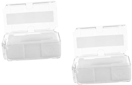 Garneck Scatola Per Orologi Trasparente Con Supporto Interno Protezione Completa Astuccio Compatto Per Viaggio E Conservazione Orologio Uomo Set 2 Pezzi in Materiale Resistente