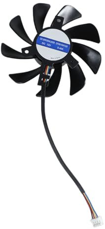 Ksikdeg 90mm 12V 4Pin Graphics Card Cooling Fan for 1070Ti 1080 1050 Coolers VGA Fan as Fan Replacement