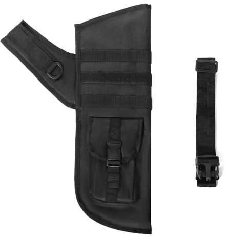 Sac de Tir à l'arc, Carquois de Hanche de Flèche, Pochette Portable d'arc, Suspendu avec Ceinture Réglable et Poche de Rangement pour la Chasse à l'arc à Poulies et Classique (tubes Non Inclus)