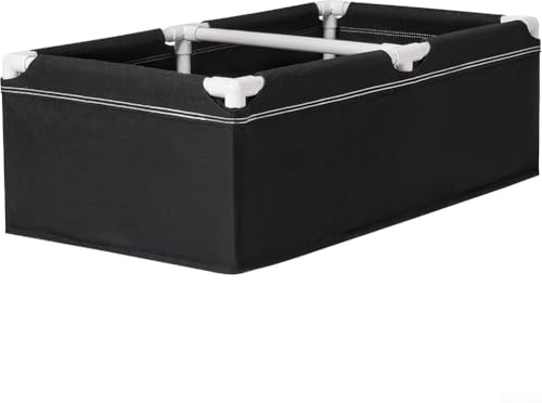 Pumixiy Sacchi portatili per piantare – aiuole rialzate in tessuto per un facile giardinaggio all'aperto, contenitori rialzati per la coltivazione di ortaggi con drenaggio migliorato, 50 x 50 x 30 cm