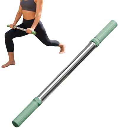 qokeeu Yoga Bar for Stretching Exercises - Exercise Correction Bar, Back Corrector Bar - For Work Environment Fitness Yoga Pilates Workout Training Home Gym Office Room Indoor Outdoor