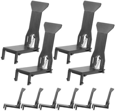 Milisten 12pcs Black Money Clips for Cash Register Drawer Reusable Cash Register Supply Clips for Store Management and Bill Organization