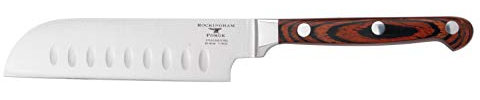 Rockingham Forge Couteau Santoku de 12,5 cm en acier inoxydable