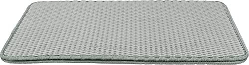 TRIXIE 40365 Sieb-Vorleger für Katzentoiletten, Eva, 40 × 70 cm, grau