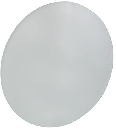 ZTBH Kit di Accessori per microscopio Microscopi Stereo Base in Vetro glassato Rotondo Rotondo Trasparente Vetrini per microscopio (Color : Frost Glass)