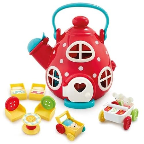 HappyLand Kettle Cottage Playset For Children From 2 Years Toys Happy Land Toy Sets People Figures Elc