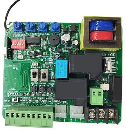 Garagedörröppnare, Skjutdörr Garagedörr Kontrollpanel Magnetisk fjädergränsbrytare Finns med fördröjningsfunktion AC,Automatisk portöppnare(Board 1remote)