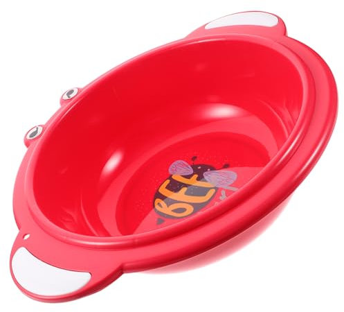 ARTSEWPLY Lavabo Redondo Para Recién Nacidos Lavabo De Plástico Con Dibujos Animados