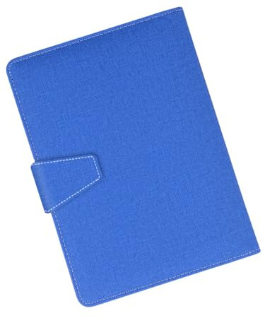 Stylo Intelligent et Cahier, Stylo à Carnet Numérique Portable pour les Salles de Classe (Motif de lin bleu)