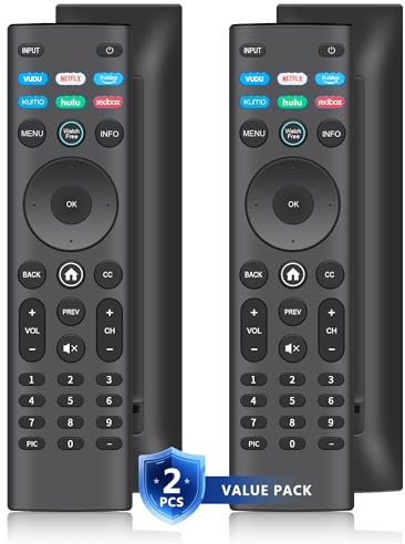 【Pack of 2】 Universal Remote XRT140 for VIZIO Smart TV Remote Replacement