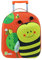 Bayer Chic 2000 Bouncie Kinder-Trolley mit 3D-Bienen-Motiv, Kinder-Reisekoffer, Kindergepäck, orange, 40 cm