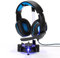 ENHANCE Supporto per Cuffie Gaming con Hub USB a 4 Porte, Illuminazione a LED Personalizzabile (7 Modalità Colore), Impugnatura Flessibile in Acrilico - Accessori Scrivania, Porta Cuffie da Scrivania
