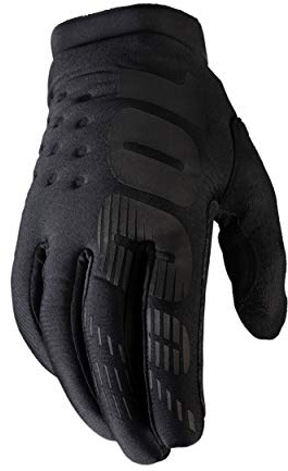 BRISKER Youth Gloves Black/Grey LG