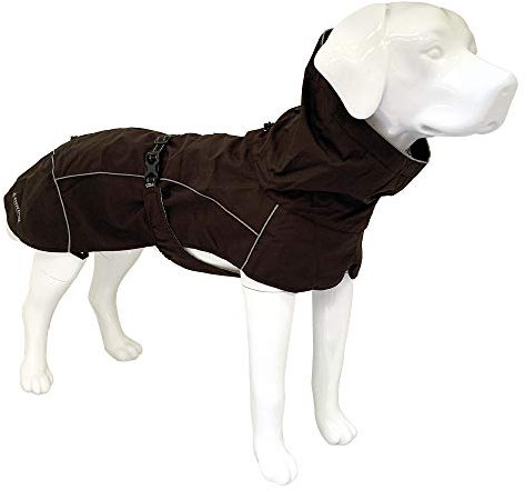 Croci Hiking - Mantel für Hunde, Regenmantel für Hunde, Makalu, Thermoregulierendes Futter, Farbe Schwarz, Größe 35 cm - 194 g