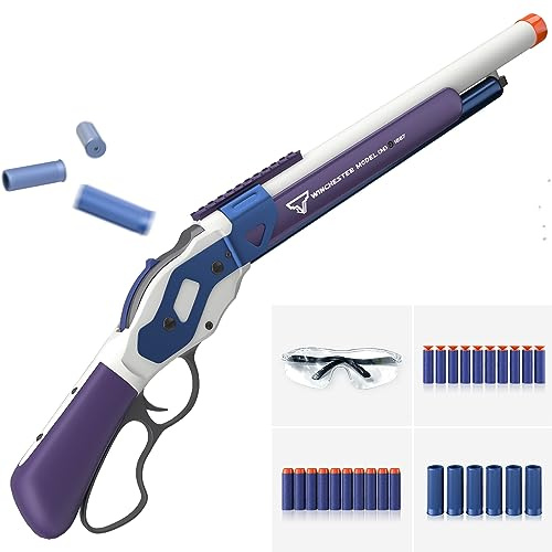 M887 Commander RD-6 Blaster en mousse souple, jouet Colliford Toy Gun, jouet à balle douce, blaster en mousse avec éjection de coquille, pistolet à fléchettes en mousse