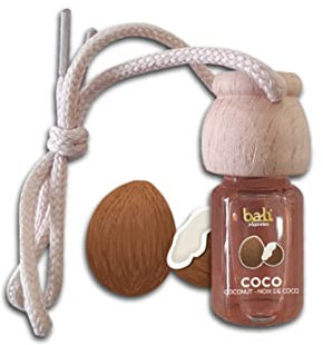 Bali fragancias Ambientador de coche COCO 6 ml 0% alcohol, absorbe el mal olor de tu vehículo