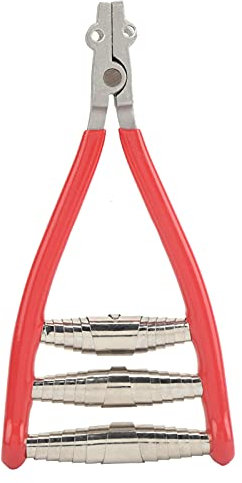Badmintonschläger-Tennis-Starter-Bespannungsklemme mit Breitem Kopf-Design. Breiter Kopf-Schläger-Starterklemme. Badmintonschläger-Starterklemme, 3-Feder-Besaitungsklemme.