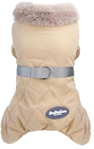 Izefia Cappotto del Cane Giacca Antivento Freddo Cappotto 4 Gambe Caldi Vestiti Invernali Spessi Cappotto Della Neve Cappotto di Cotone Cappotto del Cane per Il Piccolo Cane Gatto Medio