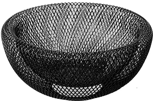FRUTERO REDONDO METAL REJILLANEGRO °25X12CM