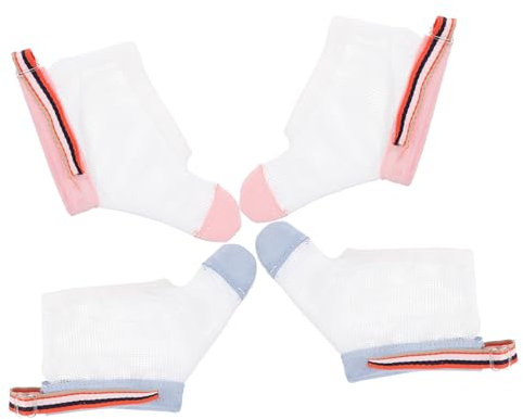 HAPINARY Daumenschutz Handschuhe Stop Daumenlutschen Verstellbar Nylon Atmungsaktiv Kleinkind l Größe Mit Mesh Für Hautschutz Und Kratzvermeidung