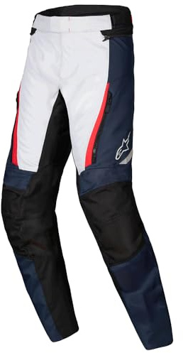 Alpinestars ST-1 wasserdichte Motorrad Textilhose, schwarz/blau/rot, 3XL