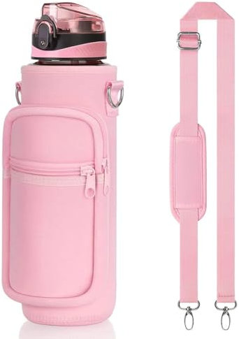 NHQZ Porte-Bouteille d'eau Sac pour Tumbler, Sac pour Accessoires Cup, S ac de Transport pour Bouteilles (Rose)