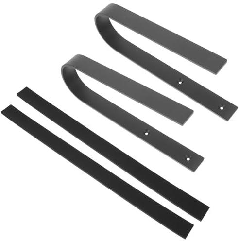 WHAMVOX Set 2 Ganci da Parete per Skateboard e Tavola da Surf Copertura Protettiva Supporto Robusto per Attrezzature Sportive Montaggio Facile per Organizzazione Casa e Garage