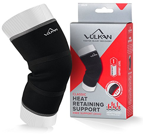Vulkan Ginocchiera classica in neoprene, nero, taglia L