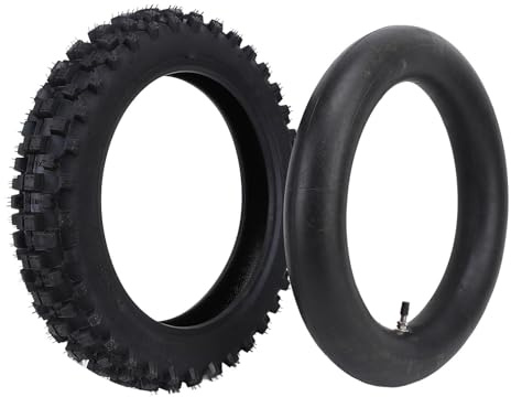 80/100-12 Däck 3,00-12 Off Road Motorcykeldäck och Innerrörssats med TR87-ventil för 12in Fälgar Smutscyklar Mini Smutscyklar
