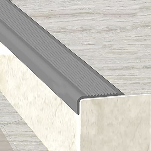 Non-Slip Stair Edge Profile Strip Anti-Slip Stair Tread for Kids' Playgrounds Garden Steps 1.5x4cm Width Safety Edge Protector Slip-Resistant Strips