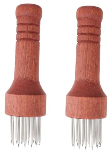 Sosoport 2 Pezzi Strumento Inteneritore Carne Acciaio Inossidabile da Pz con per Bistecche Marinature e BBQ Migliora e La Consistenza della Carne