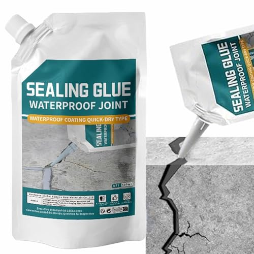 cemento a iniezione polimerica ，riempimento superiore per fessure nel calcestruzzo，Colla Per Calafataggio Ad Asciugatura Rapida, Garage, Angoli, Pavimenti Forti Giunti（500ml）-1PCS