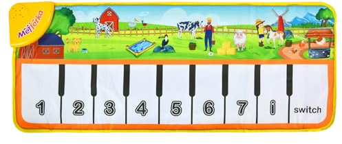 A-Star Giocattolo Musicale Little Star Piano Farm Mat con Suoni di Pianoforte e Animali