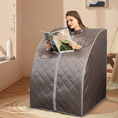 Caja de sauna infrarroja portátil con tela de aislamiento térmico grueso, calefacción de tres lados para pérdida de peso y terapia de desintoxicación, experiencia personal de spa de vapor