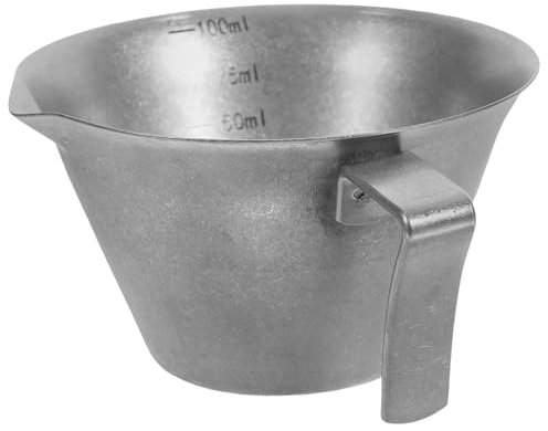 DECHOUS Coppa Per Espresso in Acciaio Con Scala Tazza Da Caffè Resistente Al Calore Misurino Per Caffè Espresso Portatile Design Ergonomico e Viaggio