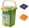 JISADER Contenedor de Compost para Interiores con Tapa, contenedor de compostaje para jardín, Patio, Caja de compostaje para Exteriores, 20l