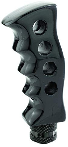 Abfer Handle Grip Shift Knob Unique Gear Stick Shifter Knobs Replacement Shifting Head Lever for Manual Automatic Vehicle Truck (Black)