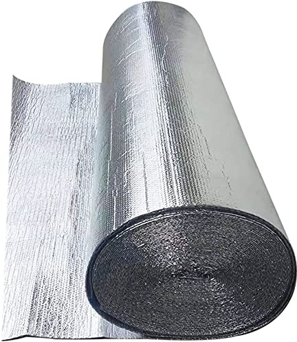 Spara energi med aluminiumfolie-isoleringsrullar Self-adhesive, värme-reflekterande isolering för loft, golv och vägg. Olika storlekar tillgängliga (1 x 10 m).