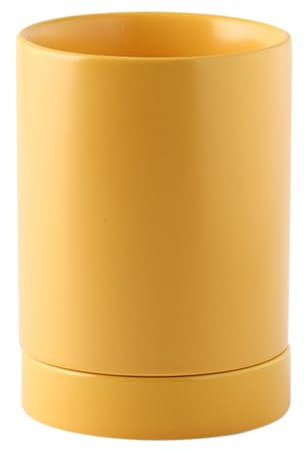 Kichvoe Ceramic Chopstick Holder with Drainage and Base Multipurpose Kitchen Utensil Organizer for Chopsticks Forks Spoons Easy Clean Scratch Resistant