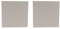 KVSERT Lot de 2 pierres à pizza extra épaisses pour four et barbecue 305 x 305 x 10 mm
