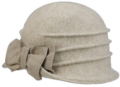 bedacht Lorena Wollhut Damenhut Glockenhut Wollglocke (One Size - Hellbeige)