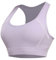 Sports Bras Women High Impact, Seamless Racer Back Padded Support Comfort Bra, Adjustable Running Bra Women High Impact, Ladies Sports Bras for Yoga Gym Workout Fitness Purple(L)
