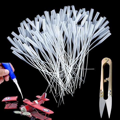 Micro Embouts de Colle,200 Pièces Embouts Bouteilles de Colle,Micro-Pointes de Colle,Applicateur de Précision d'Extension Colle,Colle Precision Aiguille,pour Distributeurs d'Adhésifs,Laboratoire