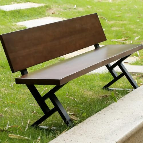 HEONITURE Stable Triangle Bench Legs with Backrest Brackets for DIY